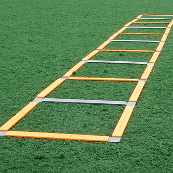Mianda reguleeritav paksenenud agility redel jalgpalli treeninguteks – PP materjal, treeningu abivahend
