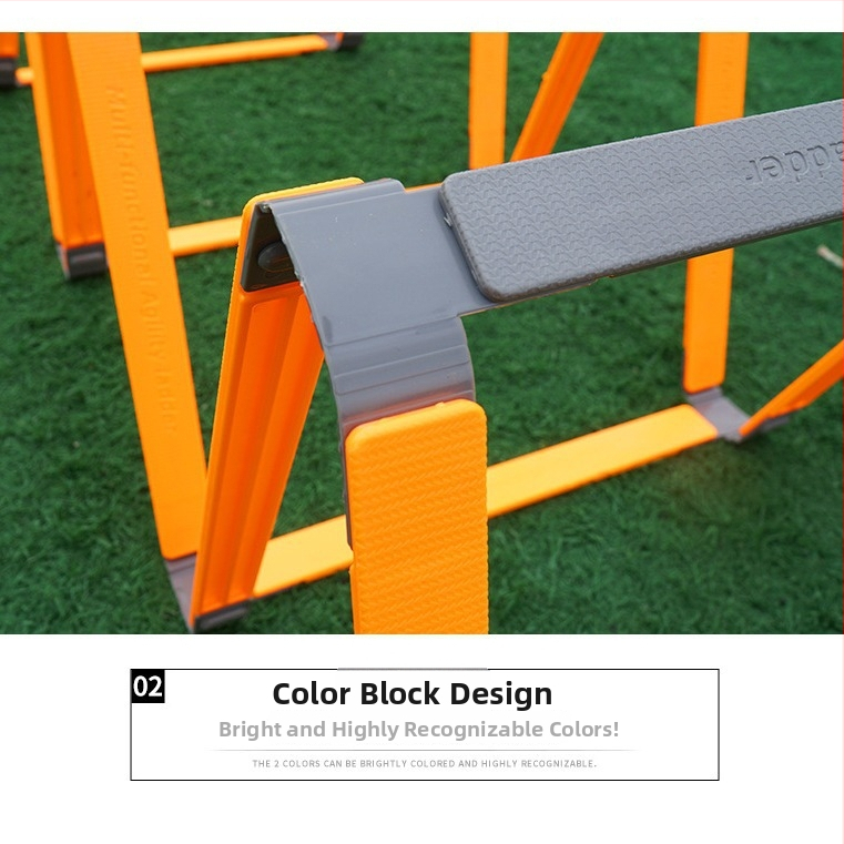 Mianda reguleeritav paksenenud agility redel jalgpalli treeninguteks – PP materjal, treeningu abivahend