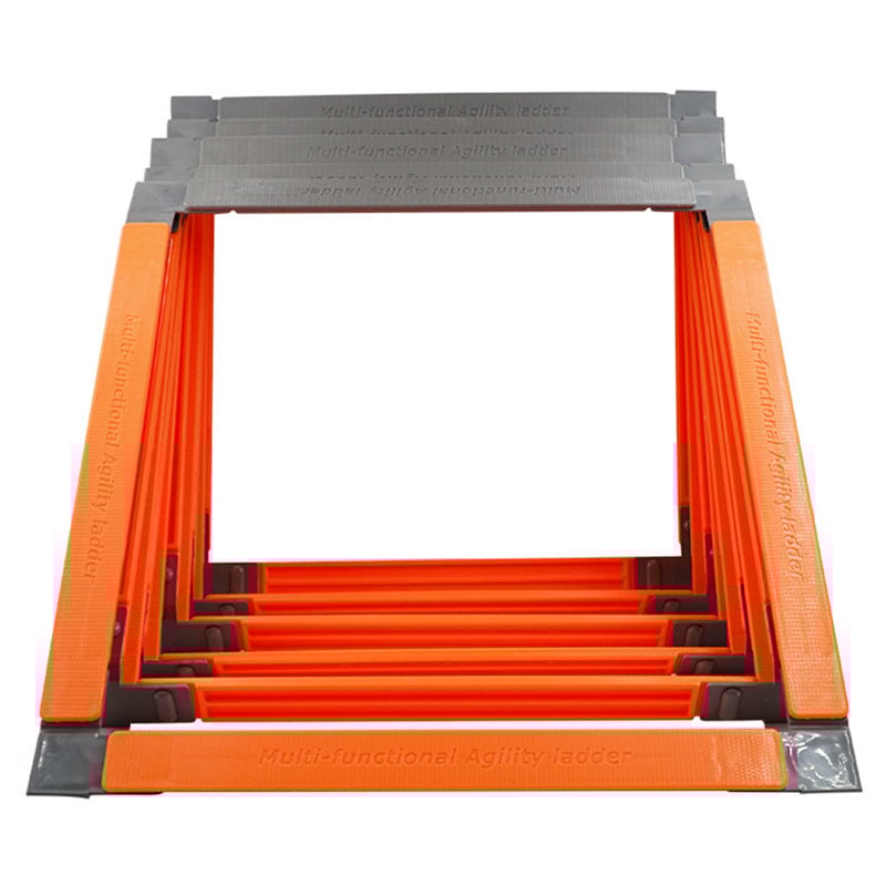 Mianda reguleeritav paksenenud agility redel jalgpalli treeninguteks – PP materjal, treeningu abivahend