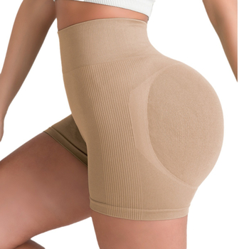 Женски спортни къси панталони за йога и пилатес, три четвърти дължина, влагоотвеждащи, нейлон спандекс 90/10