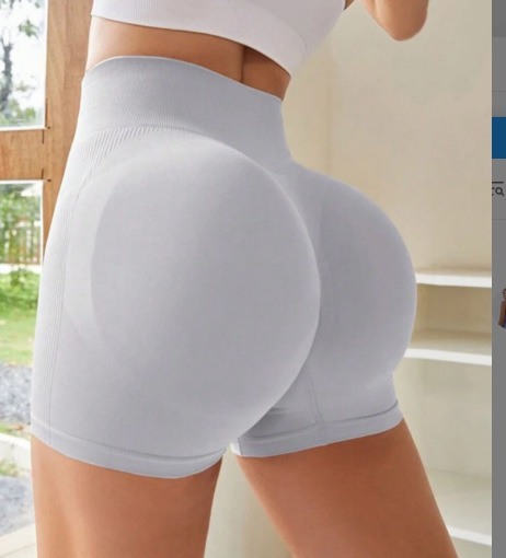 Женски спортни къси панталони за йога и пилатес, три четвърти дължина, влагоотвеждащи, нейлон спандекс 90/10