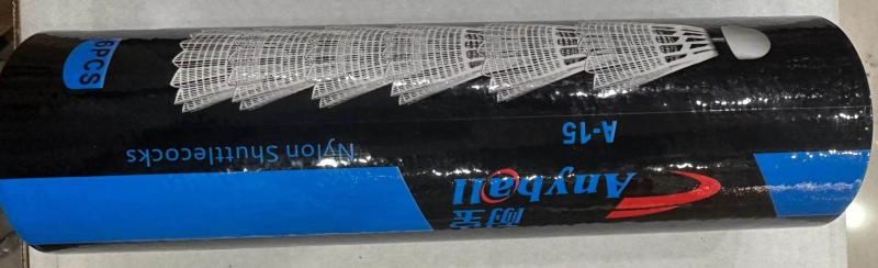 Badminton shuttlecock hane sulgedest ja nailonist, kolm astet vastupidav koolitränings jaoks