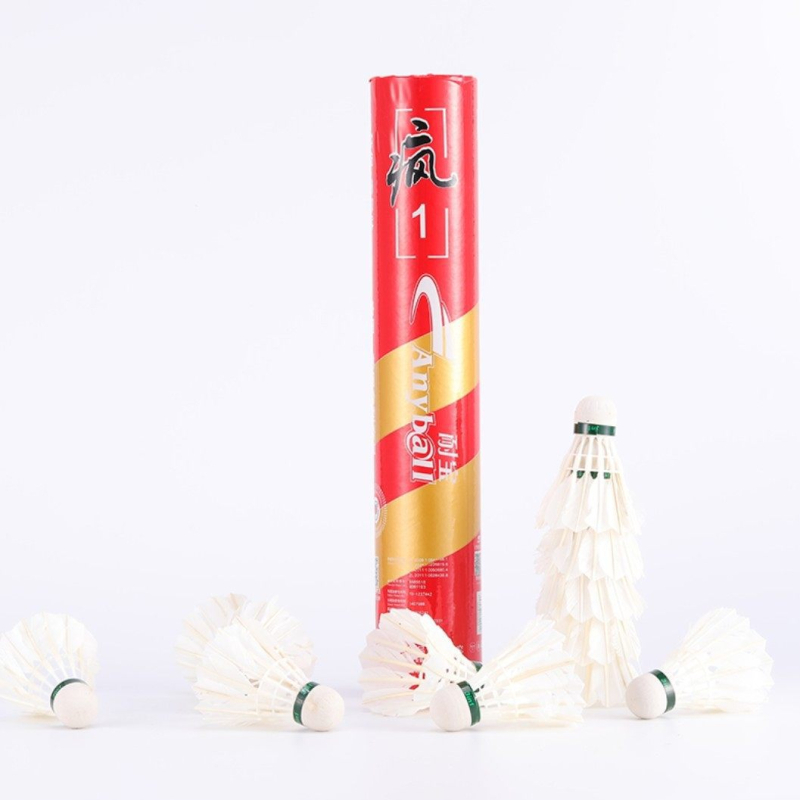 Badminton shuttlecock hane sulgedest ja nailonist, kolm astet vastupidav koolitränings jaoks