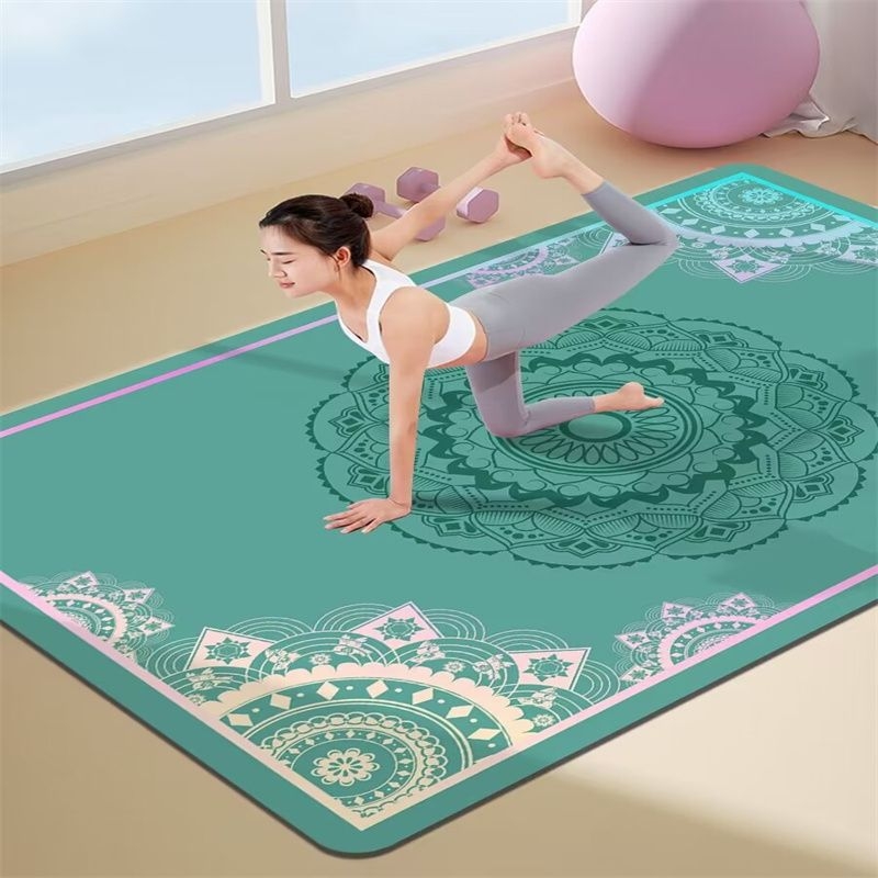 Joga paklājs ar triecienizolāciju un skaņas izolāciju, ceļgalu spilventiņš, 8 mm biezums, kompozītmateriāls