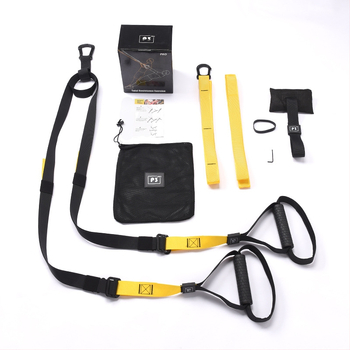 Fizinės pakabos treniruotės diržas su aukštos kokybės tinkleliu, traukimo virve, daugiafunkcinė treniravimo juosta vyrams ir moterims