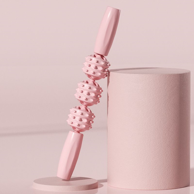 Jalaha massaažirull rõngaskujuline rattastega — kaasaskantav, sääre massaaž (3–4 ratast)