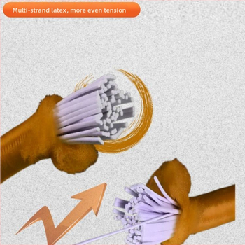Latekso kabelio tempimo virvė namų treniruotėms – rankų jėga, krūtinės išplėtimas, pasipriešinimo treniruotė – 135×1600