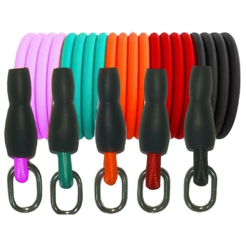 Latekso kabelio tempimo virvė namų treniruotėms – rankų jėga, krūtinės išplėtimas, pasipriešinimo treniruotė – 135×1600