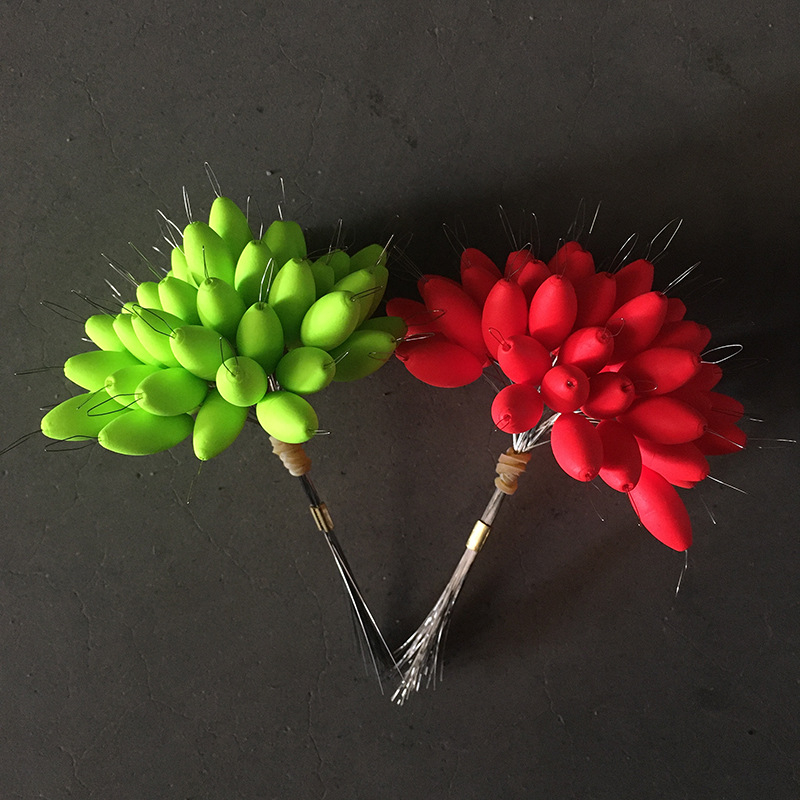 Sedmerostruki plovak za ribolov (fluorescentan, cilindričan, plastičan, 100 kom.)
