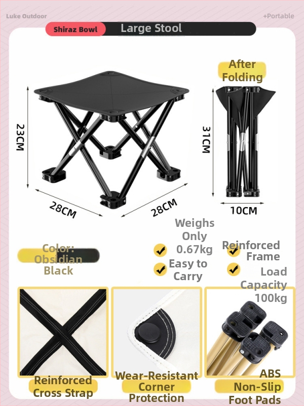 Metalo lauko sulankstomas stalo ir kėdės komplektas, nešiojamas kempingo ir kelionėms įranga