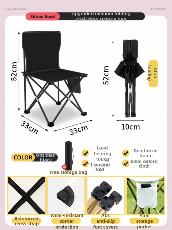 Metalo lauko sulankstomas stalo ir kėdės komplektas, nešiojamas kempingo ir kelionėms įranga