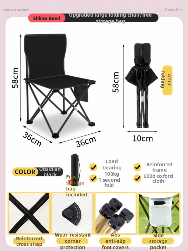 Metalo lauko sulankstomas stalo ir kėdės komplektas, nešiojamas kempingo ir kelionėms įranga