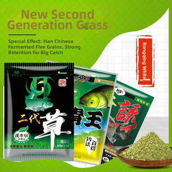 Pūderēta ēsma zālēm — otrās paaudzes formula lielām zālēm līdzīgām zivīm