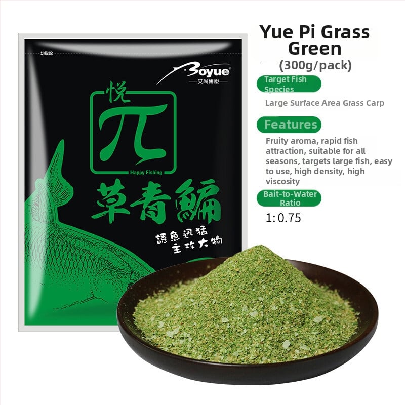 Pūderēta ēsma zālēm — otrās paaudzes formula lielām zālēm līdzīgām zivīm