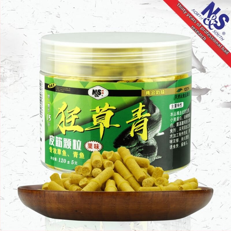 Pūderēta ēsma zālēm — otrās paaudzes formula lielām zālēm līdzīgām zivīm