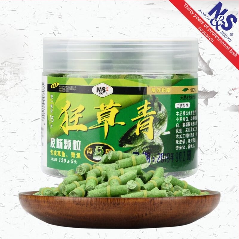 Pūderēta ēsma zālēm — otrās paaudzes formula lielām zālēm līdzīgām zivīm