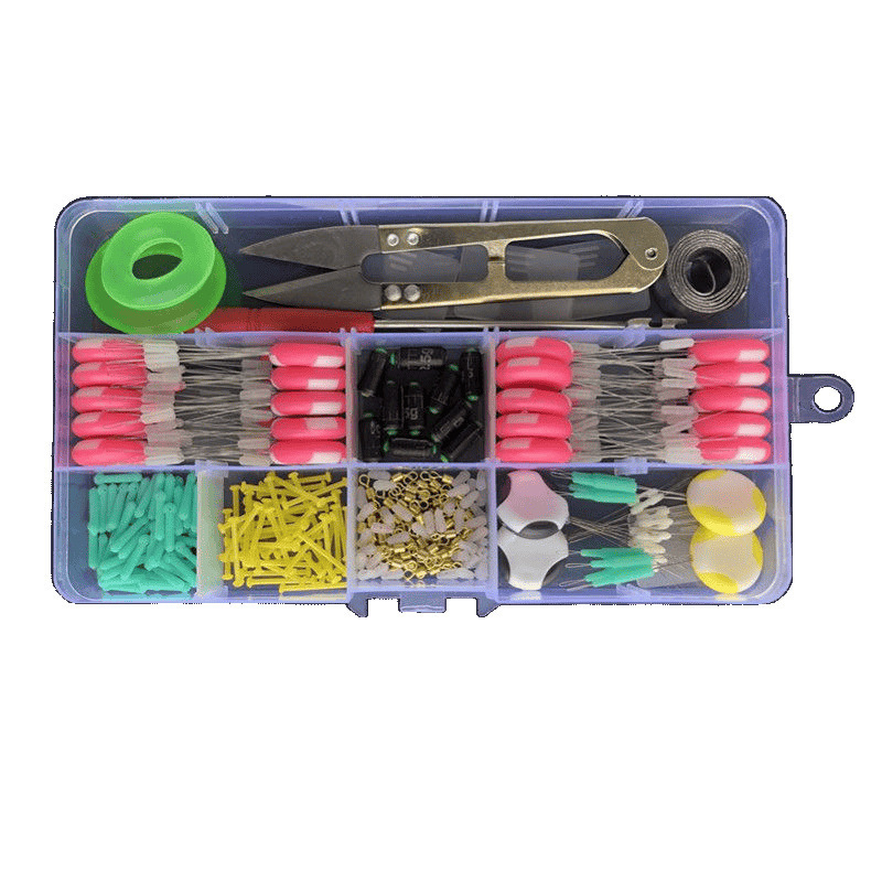 Space Bean makšķerēšanas līniju komplekts ar pretorveišanu (anti-tangle), astoņkāju gredzens un pilns piederumu komplekts