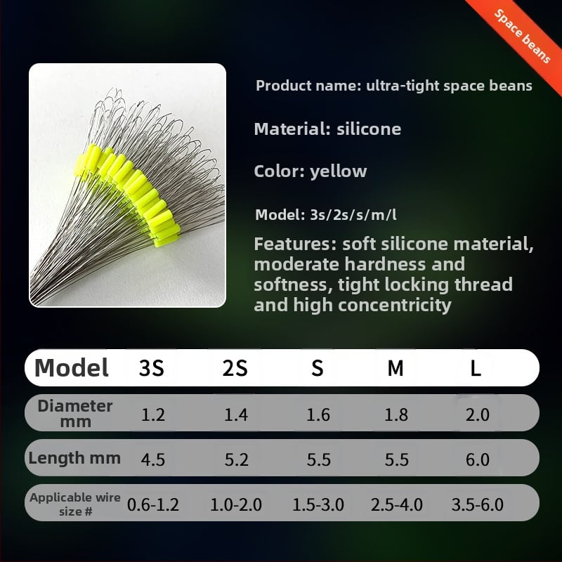 Silīkonī Space Beads makšķerēšanai uz karpām – premium kvalitāte, lielā apjomā, Ultra-Tight dizains