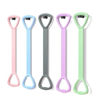 TPE Figure-8 įtampa įrenginys jogai ir fitnesui – tempimo virvė, nugaros ir pečių formavimui, suaugusiems