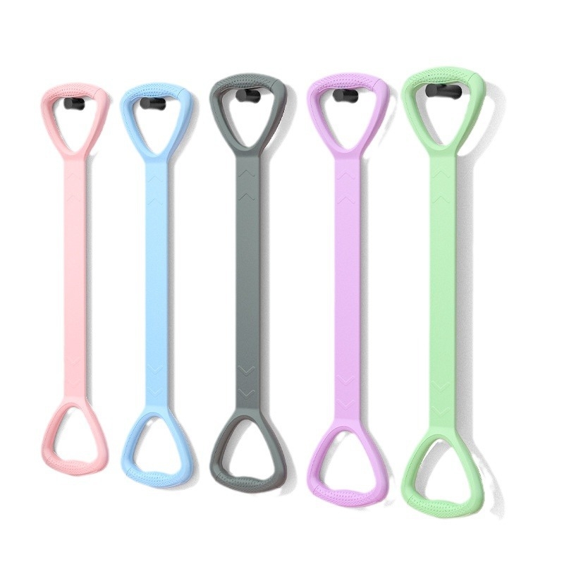 TPE Figure-8 įtampa įrenginys jogai ir fitnesui – tempimo virvė, nugaros ir pečių formavimui, suaugusiems