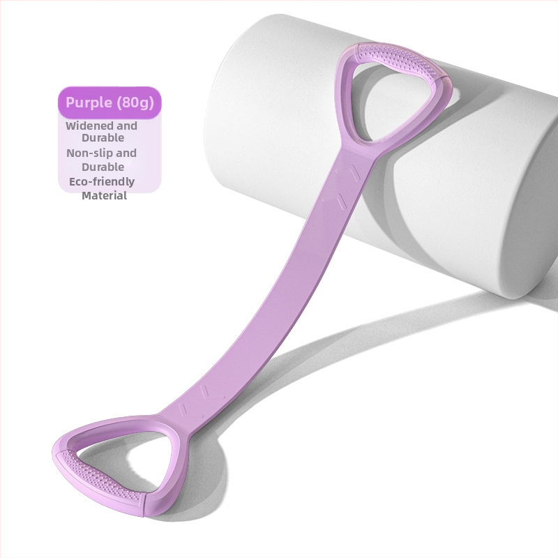 TPE Figure-8 įtampa įrenginys jogai ir fitnesui – tempimo virvė, nugaros ir pečių formavimui, suaugusiems