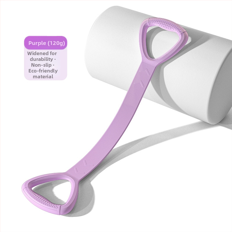 TPE Figure-8 įtampa įrenginys jogai ir fitnesui – tempimo virvė, nugaros ir pečių formavimui, suaugusiems