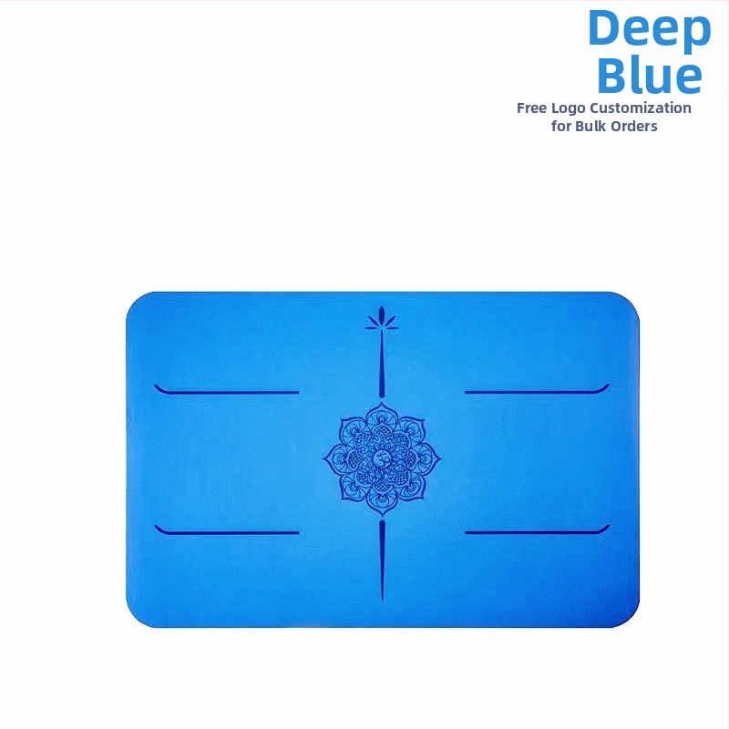 Joga paklājs – dabiskā kaučuka, 8 mm, āsanas līnija