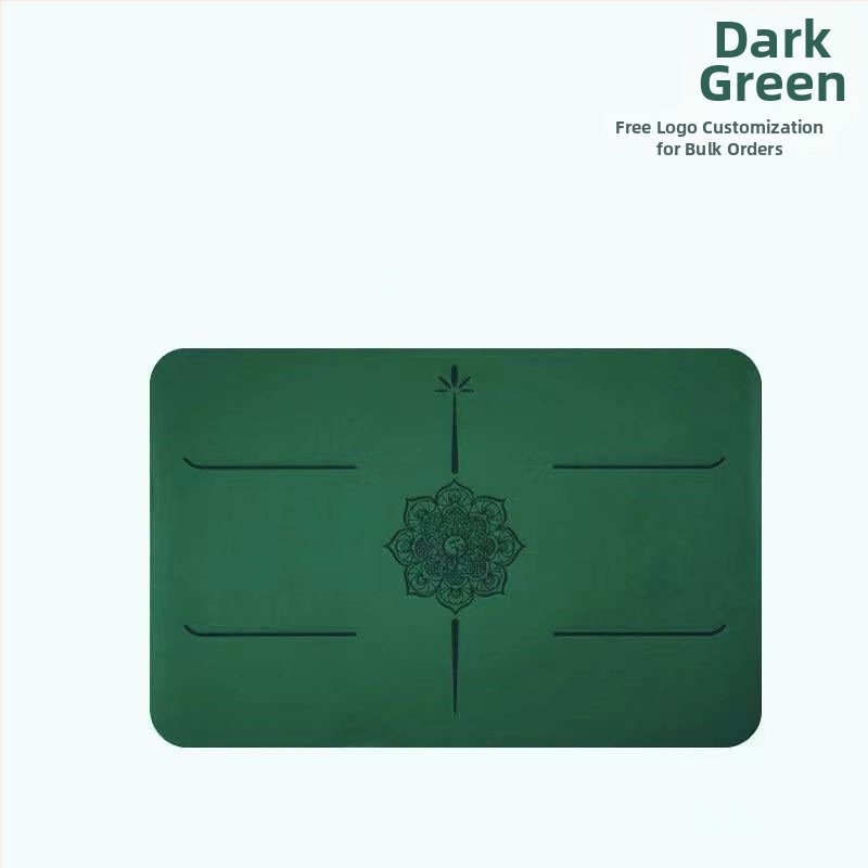 Joga paklājs – dabiskā kaučuka, 8 mm, āsanas līnija