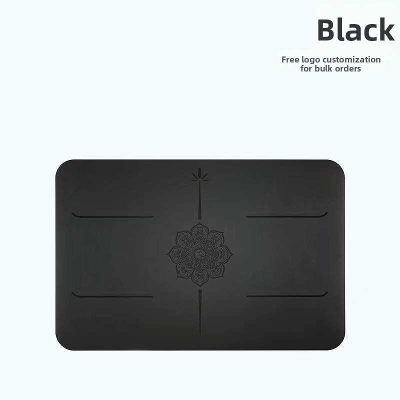 Joga paklājs – dabiskā kaučuka, 8 mm, āsanas līnija