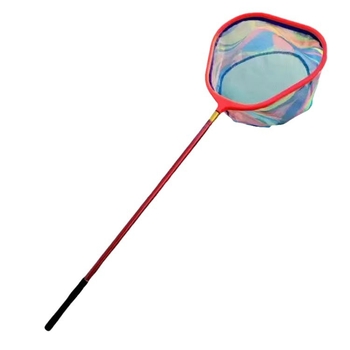 Bērnu nerūsējošā tērauda teleskopiska zvejas siets ar smalka acs un augstu blīvumu – 5 kg slodze