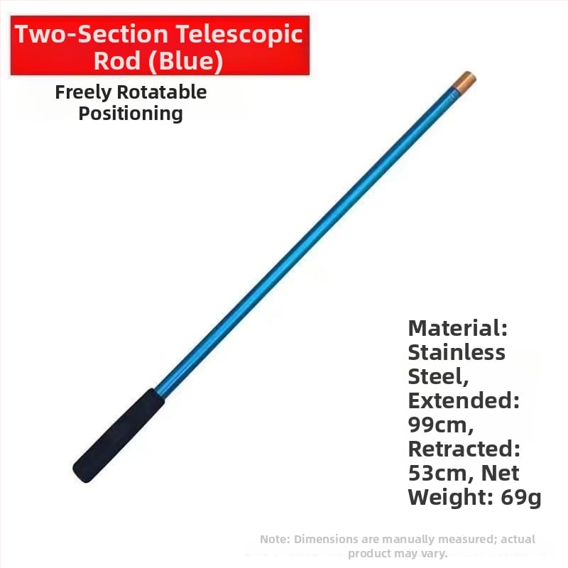 Bērnu nerūsējošā tērauda teleskopiska zvejas siets ar smalka acs un augstu blīvumu – 5 kg slodze