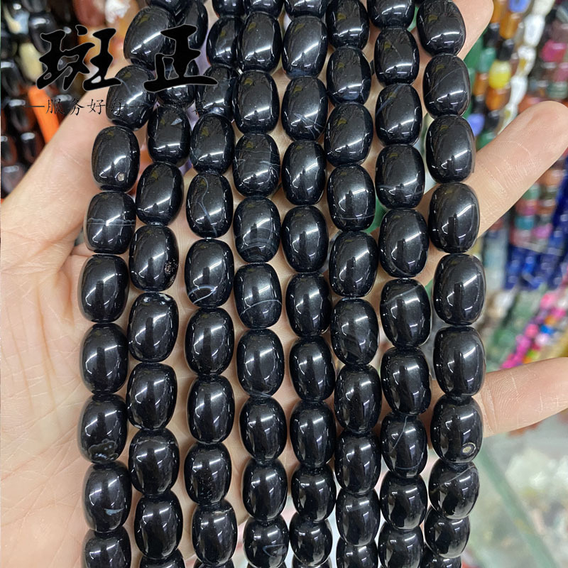 Prirodne agatne cilindrične perle i labave perle za DIY kristalne bubnjeve, komponente za nakit, distanceri i poluproizvodi za odjeću.