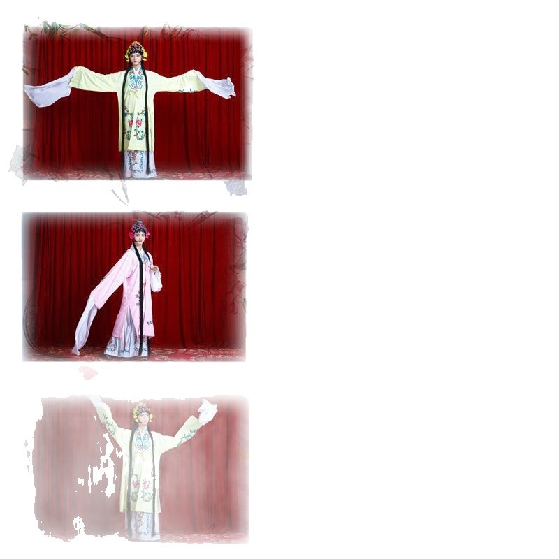 Opera kostim set s vodorukavima za Yue/Huangmei/Peking operu; unisex; glatka tkanina; spandeks 70–80%; proljeće 2025