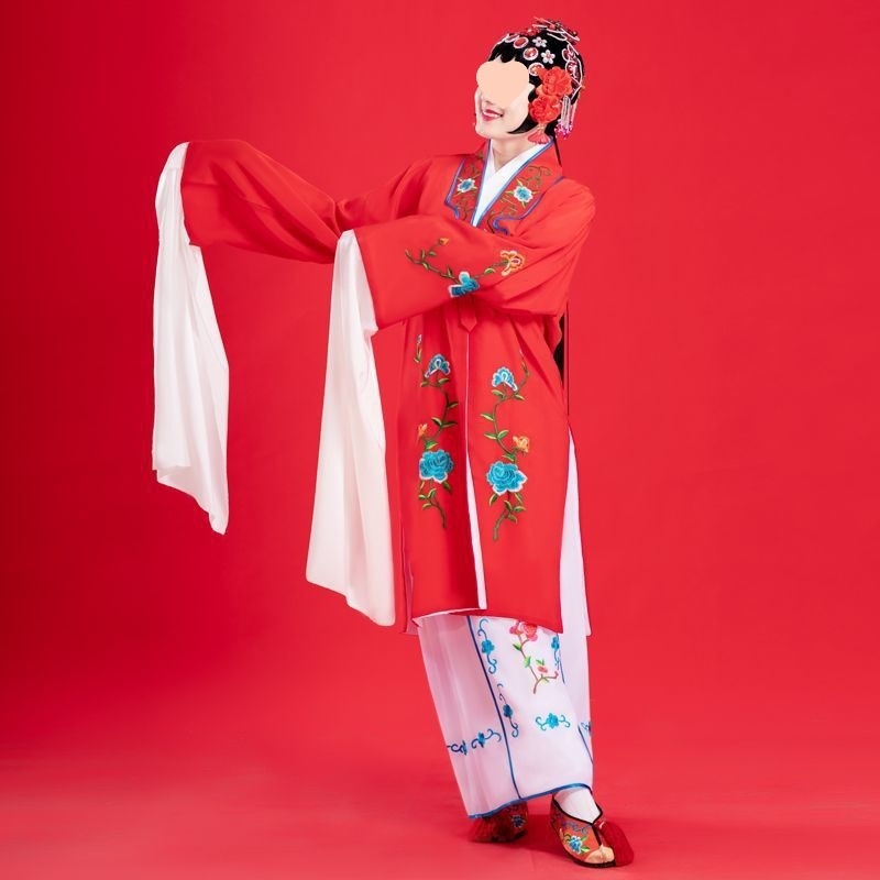 Opera kostim set s vodorukavima za Yue/Huangmei/Peking operu; unisex; glatka tkanina; spandeks 70–80%; proljeće 2025