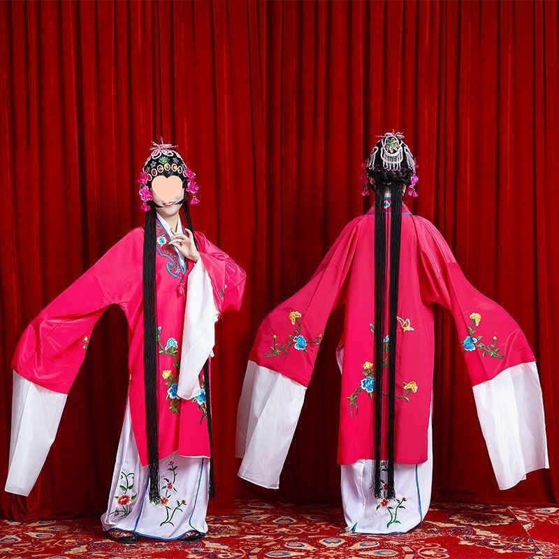 Opera kostim set s vodorukavima za Yue/Huangmei/Peking operu; unisex; glatka tkanina; spandeks 70–80%; proljeće 2025