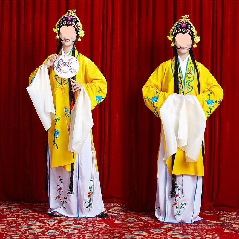 Opera kostim set s vodorukavima za Yue/Huangmei/Peking operu; unisex; glatka tkanina; spandeks 70–80%; proljeće 2025