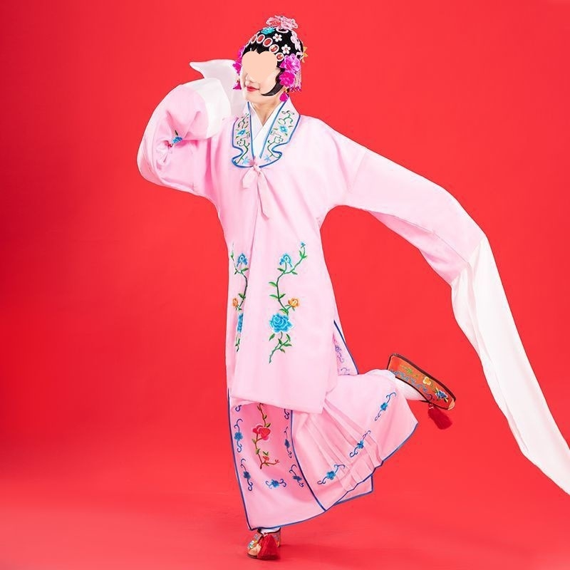 Opera kostim set s vodorukavima za Yue/Huangmei/Peking operu; unisex; glatka tkanina; spandeks 70–80%; proljeće 2025