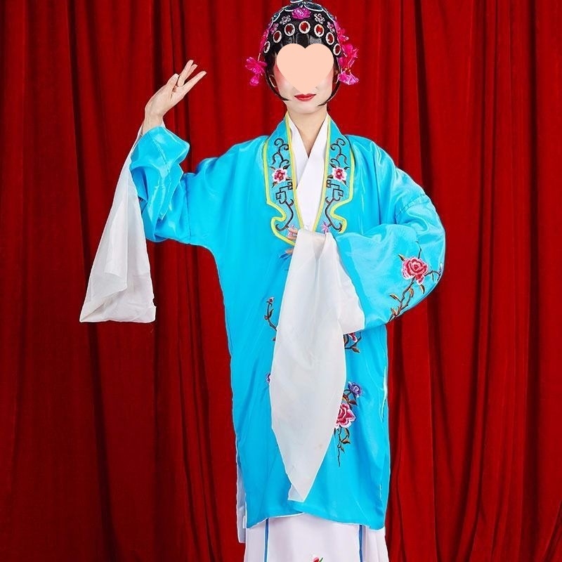 Opera kostim set s vodorukavima za Yue/Huangmei/Peking operu; unisex; glatka tkanina; spandeks 70–80%; proljeće 2025