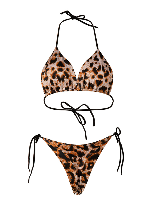 Dvodijelni bikini s trakicama, jastučići za prsa, bez metalne potpore, poliester 95%, 150 g/m²