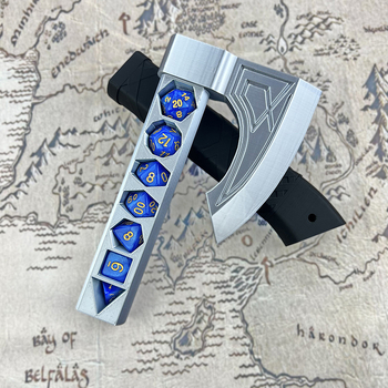 Plastist täringute hoiukarp D&D jaoks – täringute hoidik lauamängudele, vanus 15–35.