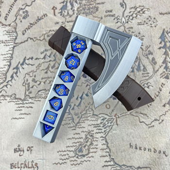 Plastist täringute hoiukarp D&D jaoks – täringute hoidik lauamängudele, vanus 15–35.