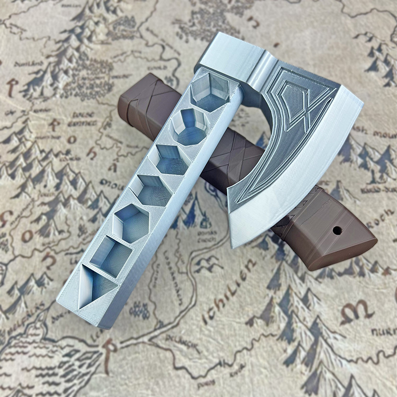 Plastist täringute hoiukarp D&D jaoks – täringute hoidik lauamängudele, vanus 15–35.