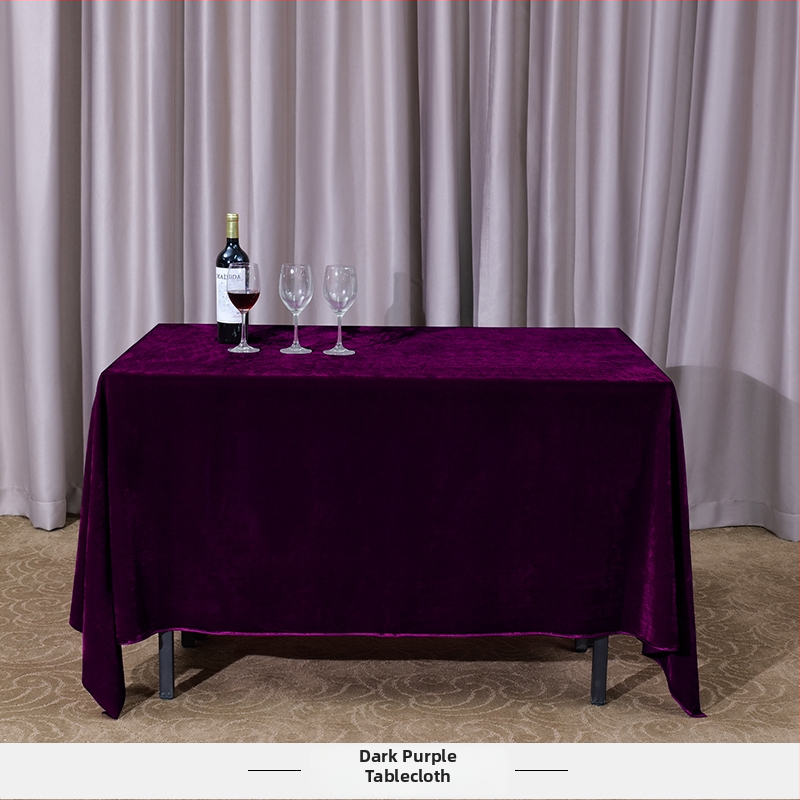 Staltiesė stalui iš veliūro, stačiakampė, konferencijoms ir biuro parodoms, viešbučio stilius