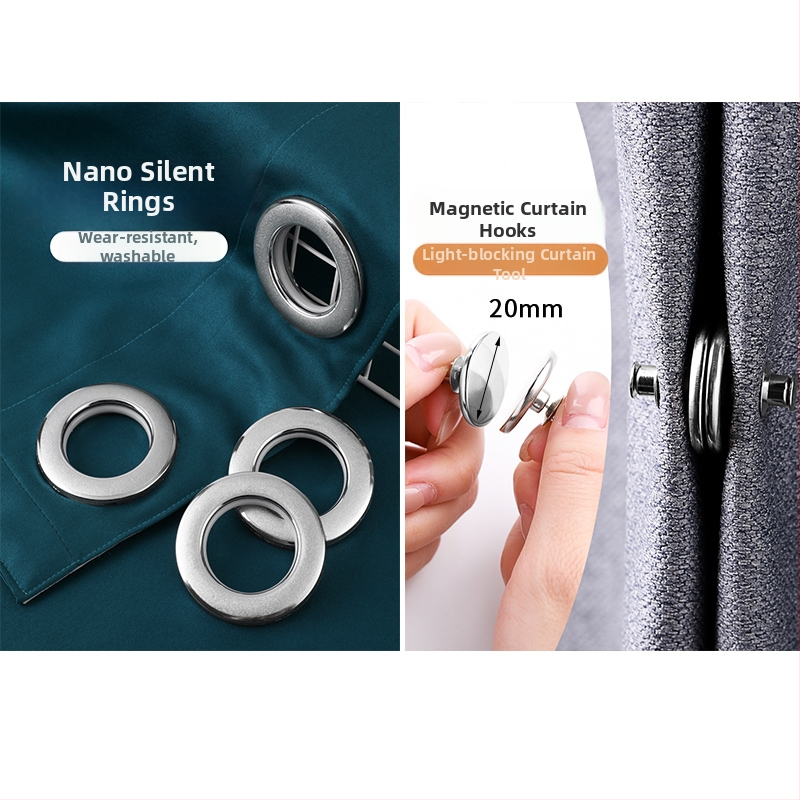 Set zavjesnih prstena – Druga marka, PP materijal, moderni minimalistički stil
