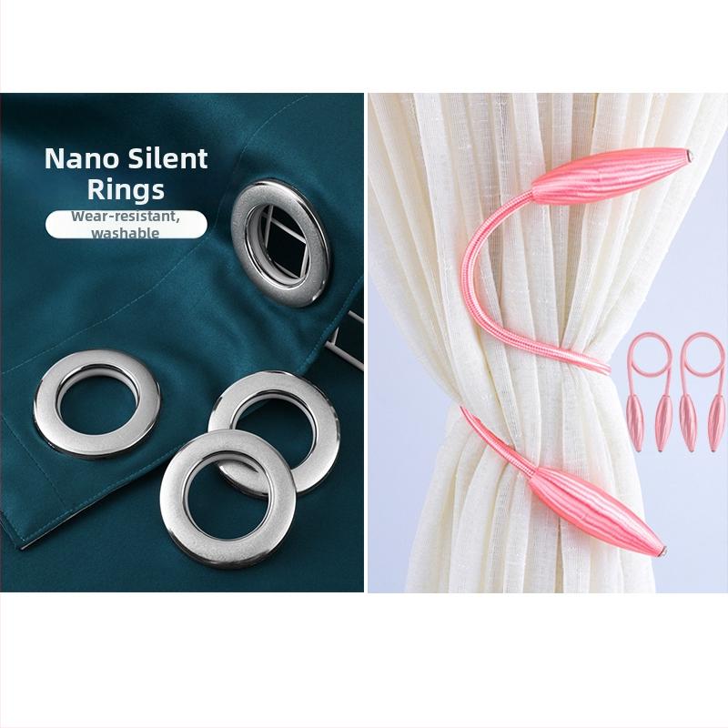 Set zavjesnih prstena – Druga marka, PP materijal, moderni minimalistički stil