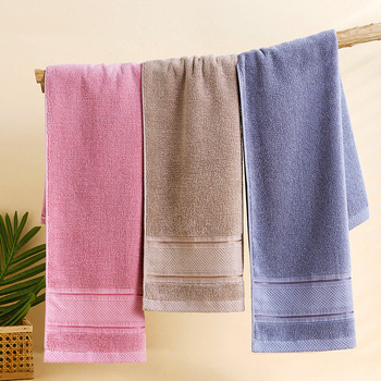 100% pamut fürdőtörölköző, férfiaknak, 150 g, 32s fonal, jacquard és sík szövés