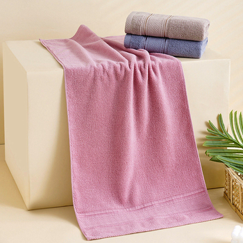 100% pamut fürdőtörölköző, férfiaknak, 150 g, 32s fonal, jacquard és sík szövés