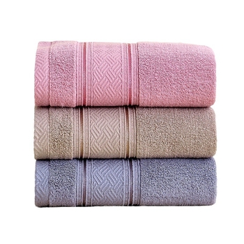 100% pamut fürdőtörölköző, férfiaknak, 150 g, 32s fonal, jacquard és sík szövés