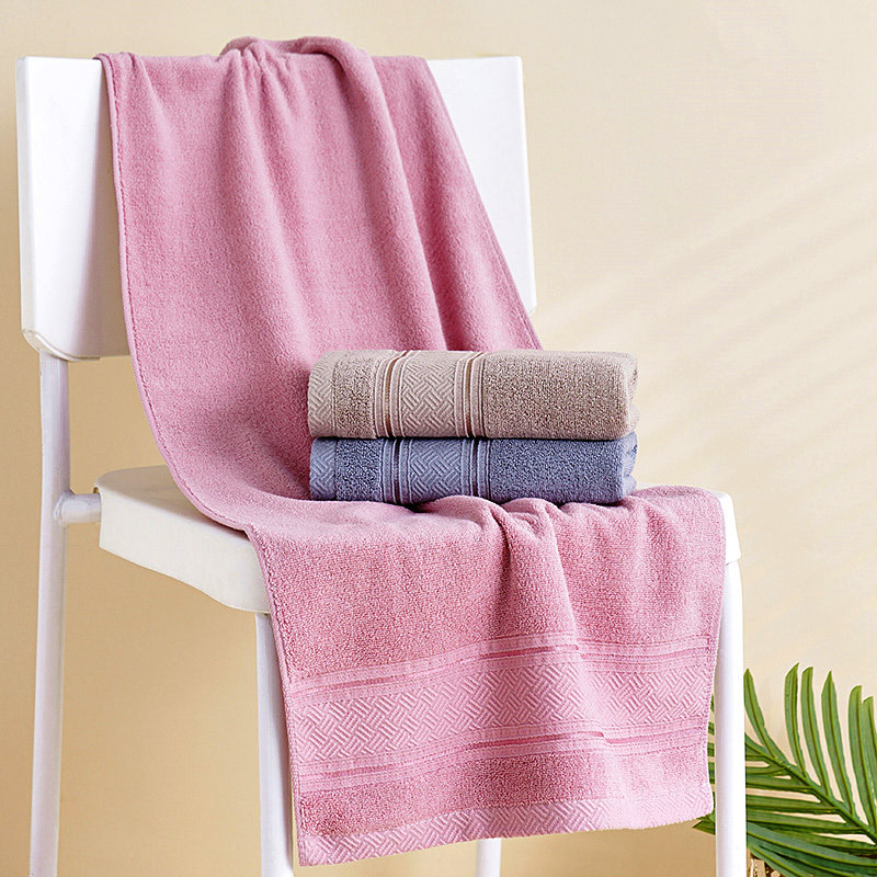 100% pamut fürdőtörölköző, férfiaknak, 150 g, 32s fonal, jacquard és sík szövés