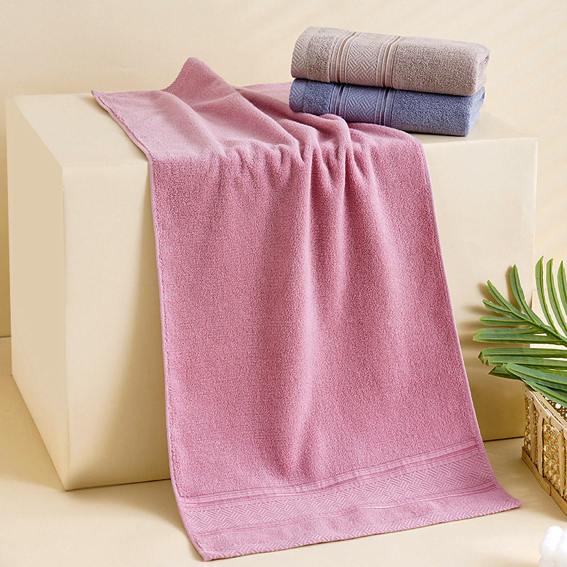 100% pamut fürdőtörölköző, férfiaknak, 150 g, 32s fonal, jacquard és sík szövés